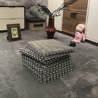 毛绒拼接地垫加厚拼接地毯泡沫飘窗床边卧室客厅加绒少女大面积