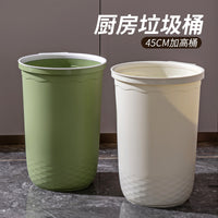 垃圾桶厨房专用超大容量家用2024新款餐饮商用户外厨余收纳桶大号 18L棕丨口径28cm*高32cm（买2送垃圾袋）