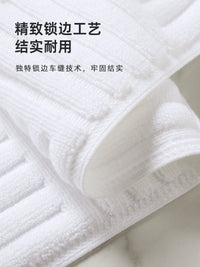 纯棉五星级酒店地巾浴室吸水地垫卫生间进门口脚垫擦脚布垫可机洗 50*80CM【宽50长80】 五星回形-雅灰色