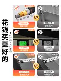 卫生间置物架落地多层小推车浴室洗手间厕所超窄缝隙夹缝收纳架子 碳钢黑色3层【宽9长50】加轮10宽