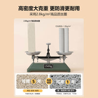 网红粉红兔入户门垫丝圈地垫进门玄关地毯除尘耐脏脚垫丝圈防滑垫 粉兔请换拖鞋 竖45CM×横75CM【防滑可冲洗】