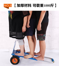 折叠手拉车小拉车行李车便携拉杆车拉货车大号拖车载重两轮手推车