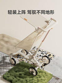 ABCmokoo埃图儿童遛娃神器轻便折叠大龄口袋推车大童婴儿溜娃车 埃图-罗斯特黑(推荐年龄6个月-6岁+PLUS座舱+3D透气面料+防螨抗菌) 秒开秒收 轻小便携
