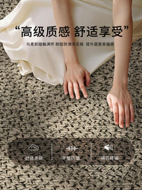 圆形地毯客厅2025新款地垫卧室床边房间隔音电脑椅子转椅毯衣帽间