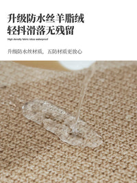 地垫入户门进门地毯门口家用门垫防滑客厅轻奢高级玄关脚垫可裁剪 仿剑麻出入平安 80x120cm第9代【荷叶级防水防污防尘】