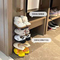 儿童鞋架门口窄小家用多层迷你简易入户门鞋柜宿舍神器鞋子收纳架