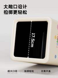 客厅垃圾桶家用2025新款高颜值卧室大号大容量可移动卫生桶带轮子
