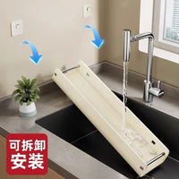 厨房调料置物架免打孔壁挂式墙上多功能加厚碳钢调味料收纳架浴室 厨房单层置物架40CM【升级可拆洗】-奶白