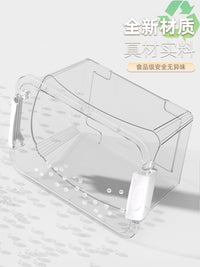 大容量超大透明收纳箱带轮家用衣服整理箱玩具储物箱医药收纳盒子 透明透盖【中号】29.5*21.2*17.3cm 增韧升级版