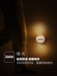 飞利浦led小夜灯卧室床头灯睡眠灯氛围灯感应小夜灯婴儿喂奶护眼 酷玥二代【插电款】1只装
