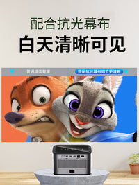 户外超高清5G智能投影仪K歌1080P电脑手机投屏家用办公便捷投影机