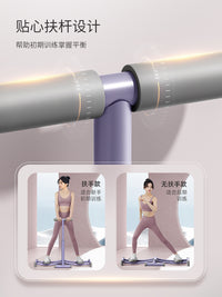 盆底训练器瘦身静音滑雪机瘦腿夹腿美大腿神器内侧腿部底锻炼肌肉 新升级 豪华款-粉/一秒折叠/加粗钢管/瘦腿提臀