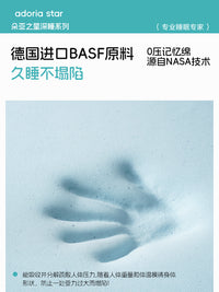 薄款记忆棉床垫子软垫家用180x200学生宿舍单人租房专用朵亚之星