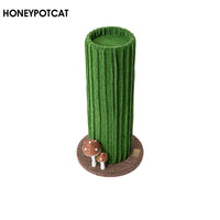 蜜罐猫爬架仙人掌猫抓柱立式猫爪板不掉屑磨爪猫玩具猫用品220266