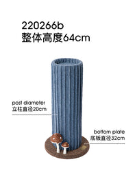 蜜罐猫爬架仙人掌猫抓柱立式猫爪板不掉屑磨爪猫玩具猫用品220266