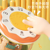 旋转木马音乐鼓儿童玩具多功能宝宝手拍鼓婴儿益智早教道具男女孩