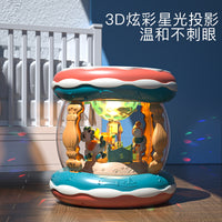 旋转木马音乐鼓儿童玩具多功能宝宝手拍鼓婴儿益智早教道具男女孩