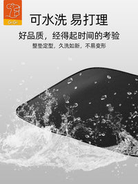 GiGi汽车坐垫单片通用款四季透气座垫免绑防滑无靠背垫三件套后排 咖色1片通用款(隔热透气免绑)