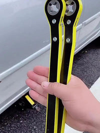 【换胎神器】千斤顶省力扳手换胎车载棘轮小汽车轮胎工具套装配件 22号轮胎扳手