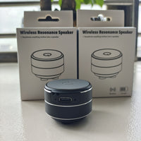 TWS黑科技骨传导蓝牙音箱对联便携磁吸小型共振无线音响超低音炮 黑色 支持TWS互联