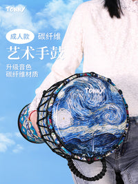 tonny非洲鼓成人儿童10寸初学手鼓轻质旅行丽江专业演奏手拍鼓