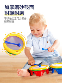 Tolo宝宝小鼓玩具儿童奥尔夫打击乐器婴儿拍拍鼓敲击9-12月1-3岁