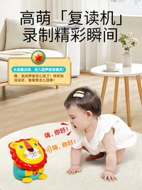 五星儿童手拍鼓音乐狮子拍拍鼓电子琴宝宝多功能早教益智故事玩具