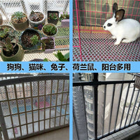 兔笼脚垫防卡脚网格垫子宠物垫荷兰猪小宠塑料通用垫脚板防滑网垫 0.8孔洞白色 100*60厘米