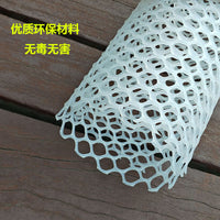兔笼脚垫防卡脚网格垫子宠物垫荷兰猪小宠塑料通用垫脚板防滑网垫 0.8孔洞白色 100*60厘米