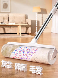 粘毛器长杆滚筒滚刷猫大黏沾床上扫地板吸头发神器地面打扫灰尘