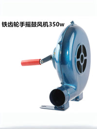 手摇鼓风机手动吹风机户外烧烤吹炭家用点火助燃风轮小型便携包邮