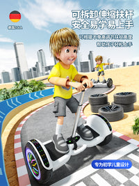 左拉2025新款儿童智能电动自平衡车6一8一10到15岁以上体感平行车