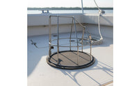Anti-Collision Outboard Engine Propeller Guard Heavy Duty Stainless Steel Prop Protector Hand-Welded for Fishermen