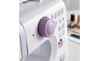 Built-in Handle Electric Sewing Machine Stitch Selection Buttons Compact Sewing Machine Tabletop Portable