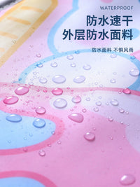 电动车防晒手套夏季电车摩托车手把套遮阳防水挡风防紫外线护手罩 均码 【加长皮革】灰底天真热（夜间反光）