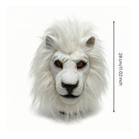 Full-Face Lion Head Mask One-Size Lion Mask Long-Lasting Lightweight for Halloween, Cosplay