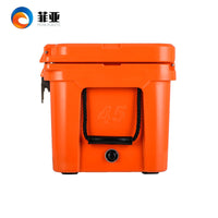 Portable PE Insulated Cooler Box with Wheels for Food Storage, Camping, and BBQ