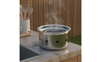 Stainless Steel Barbecue Grill Vent Holes Portable Briquette Grill Food-Grade Outdoor Cooking