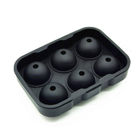 6-Hole Silicone Ice Ball Maker Mold with Lid, Sphere and Square Ice Cube Tray Set for Whiskey Cocktails