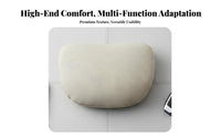 Car Headrest Pillow High-Performance Plant-Based Fiber Filling Suede Car Neck Pillow Automotive Headrest Pillow Er Flatten Nomic
