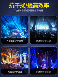 灯光信号放大器dmx512扩大器RDM舞台分配器4路光电隔离8路加强器 （无线）DMX512信号接收器