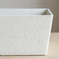 Raised Garden Bed Planter Box Outdoor, Rectangular Planter Box for Home Gardening, Breathable & Corrosion Resistant, Sheep White