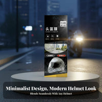 Glare-Reducing Helmet Visor Film Clear Vision Helmet Glare-Reducing Film Motorcycle Visor Light Screen Easy to Install