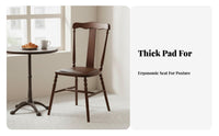 French Design Rattan Seat Spindle Chair Retro Design Dining Seating Designer Feel Household Furniture Sturdy Construction for Homeowners, Cafe Owners, Interior Designers, Restaurant, Kitchen, Living Room, Home Office