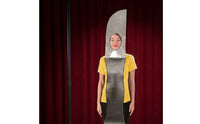 Utensil Costume Funny Silver Lustrous Costume Reflective Cosplay Outfit for Adults