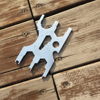 Multifunction Scuba Regulator Tool Stainless Steel Scuba Multi-Tool for Dive Technicians, Gear Maintenance