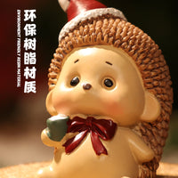 圣诞装饰品老人摆件玩具节日氛围场景布置拍摄道具圣诞树高级礼品 圣诞绵羊