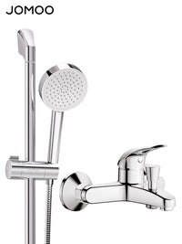九牧卫浴无顶喷花洒套装淋浴家用简易明装沐浴室喷头卫生间淋浴器