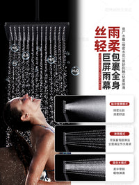 箭牌暗装花洒嵌入式隐藏入墙式暗藏预埋家用黑色增压淋浴花洒套装 精灵白方形暗装花洒咨询享全网蕞底价，买贵多赔5%