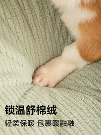 狗窝冬季保暖可拆洗大型犬狗床四季通用半封闭宠物睡觉的安全感窝